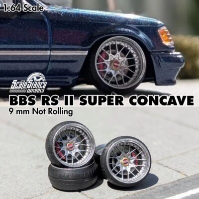 Replica Velg BBS RS II Super Concave 1:64 9mm