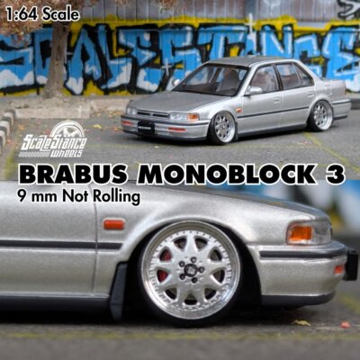 Replica Velg Brabus Monti Monoblock 3 Size 9mm 1:64