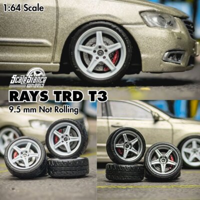 Replica Velg Rays TRD T3 9.5mm 1:64