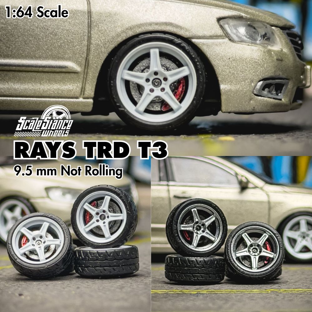 Replica Velg Rays TRD T3 9.5mm 1:64
