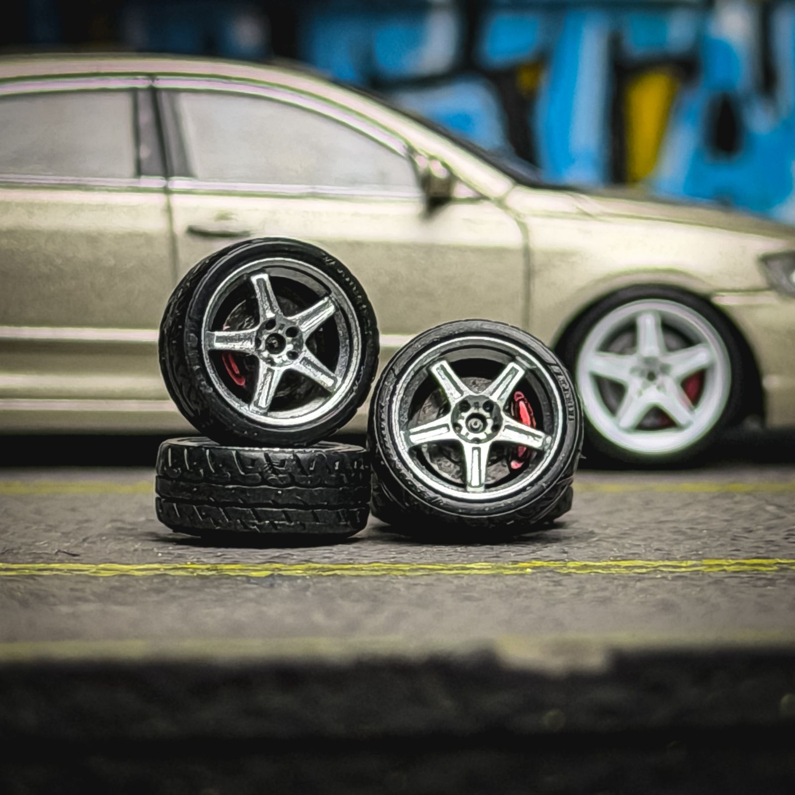 Replica Velg Rays TRD T3 9.5mm 1:64 - Image 5