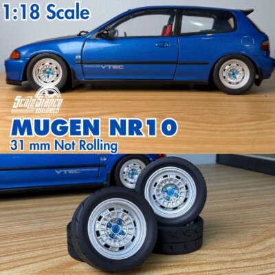 Replica Velg Diecast For Diecast 1:18 Scale Model Mugen NR10 Not Rolling