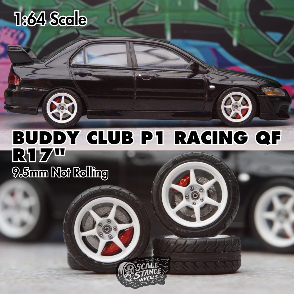 Replica Velg P1 Buddy Club Racing QF 1:64 Scale