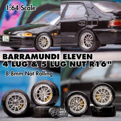 Replica Velg Diecast Barramundi Eleven R16 1:64 Scale
