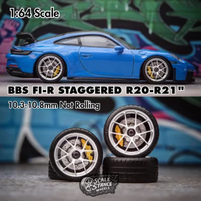 Replica Velg Diecast BBS FI-R Staggered 1:64 Scale