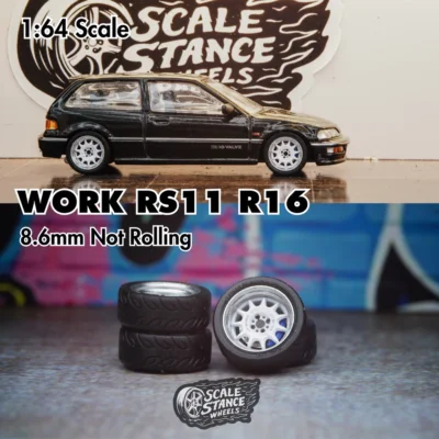 Replica Velg Diecast Work RS 11 R16 1:64 Scale
