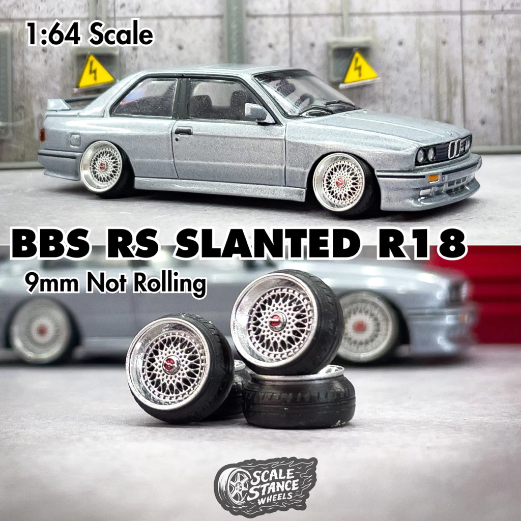Replica Velg Diecast BBS RS Slanted R18" 1:64 Scale