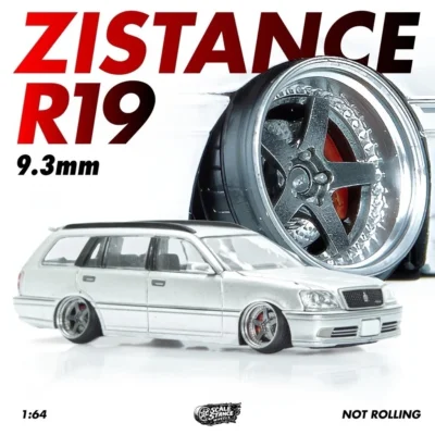 Replica Velg Work Zistance R19" 1:64 Scale Size 9.3mm
